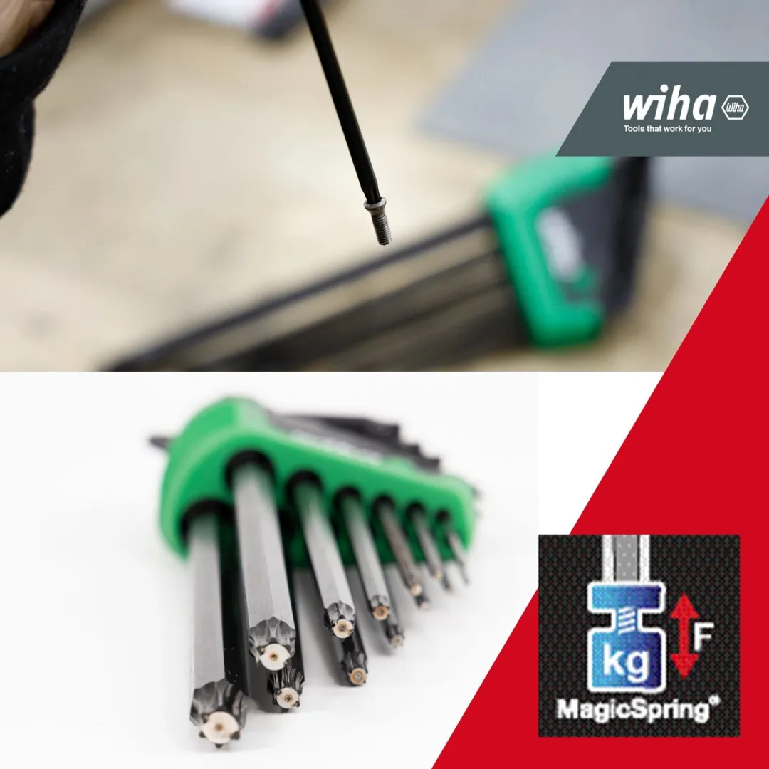 Wiha Torx Magic Ring Stiftsleutelset 13-delig - Groen/Zwart