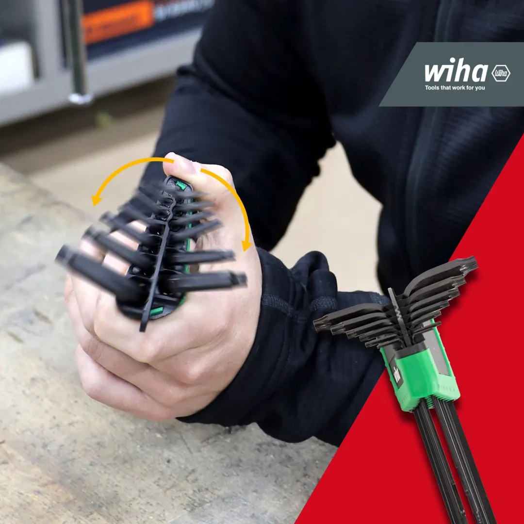 Wiha Torx Magic Ring Stiftsleutelset 13-delig - Groen/Zwart