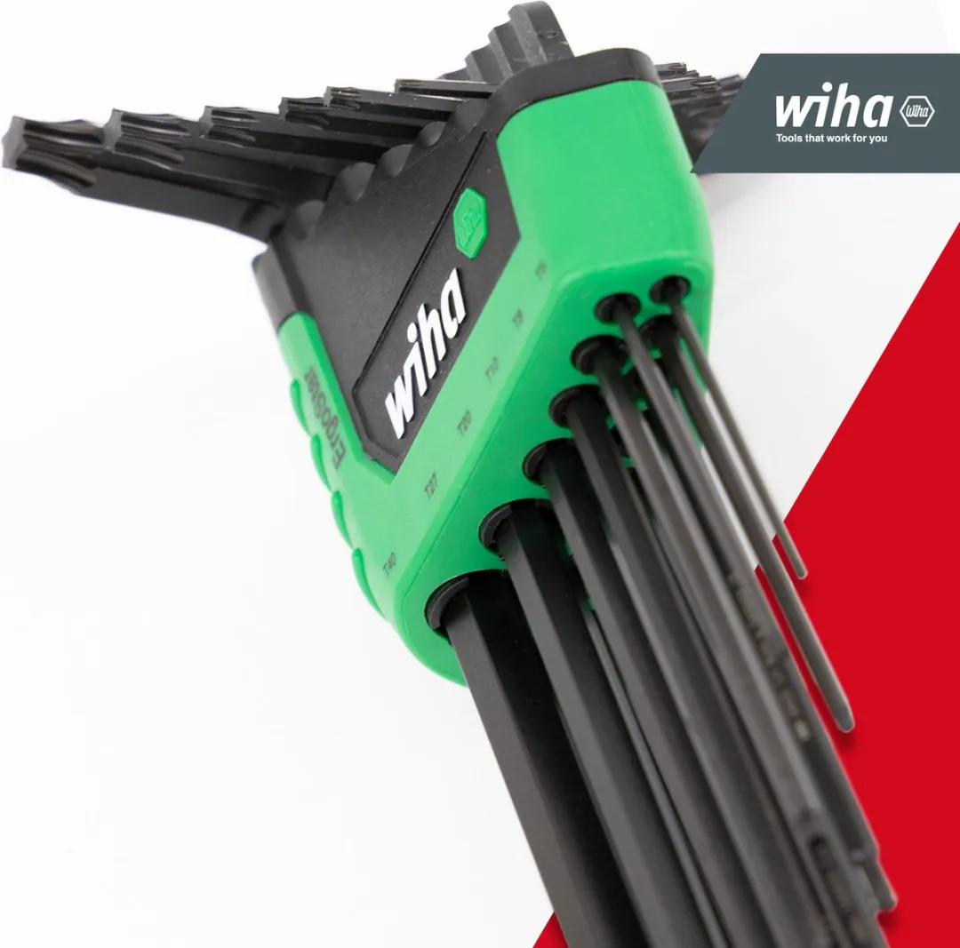 Wiha Torx Magic Ring Stiftsleutelset 13-delig - Groen/Zwart
