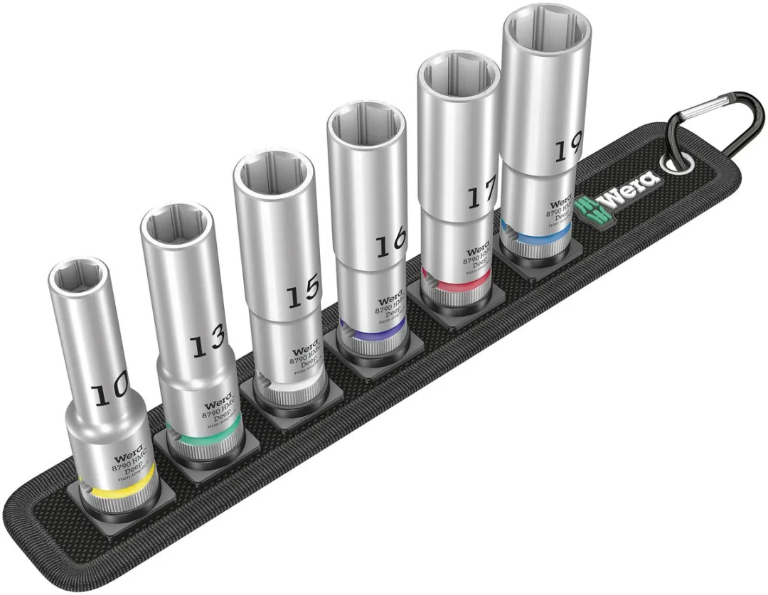 Wera 5004565001 Belt C Deep 1 6-delige Doppenset - 1/2"