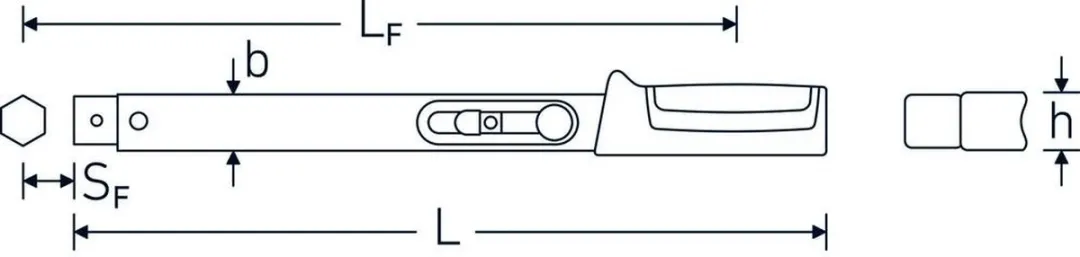 Stahlwille 730/10 QUICK Momentsleutel 20-100Nm