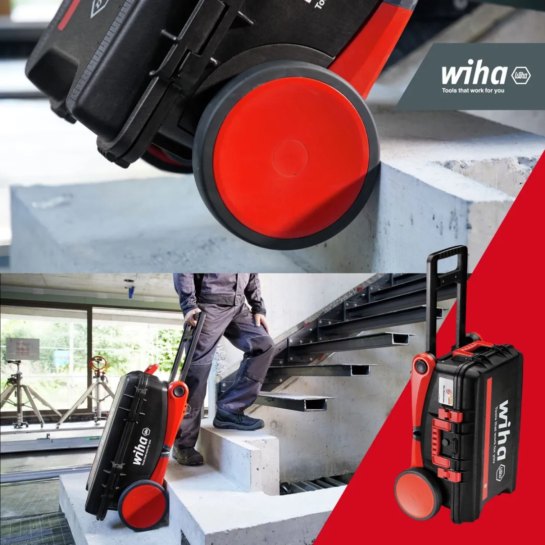 Wiha Gereedschapskoffer XXL III 44129 - Zwart/Rood