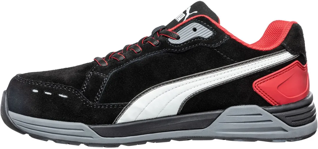 PUMA Airtwist Laag S3 644630 - Zwart/Rood - 41