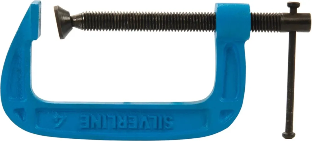 Silverline G-klem 100mm - Verstevigd
