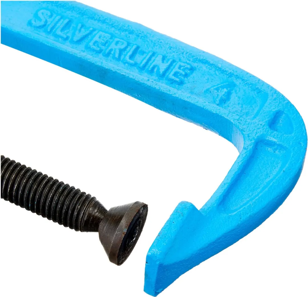 Silverline G-klem 100mm - Verstevigd