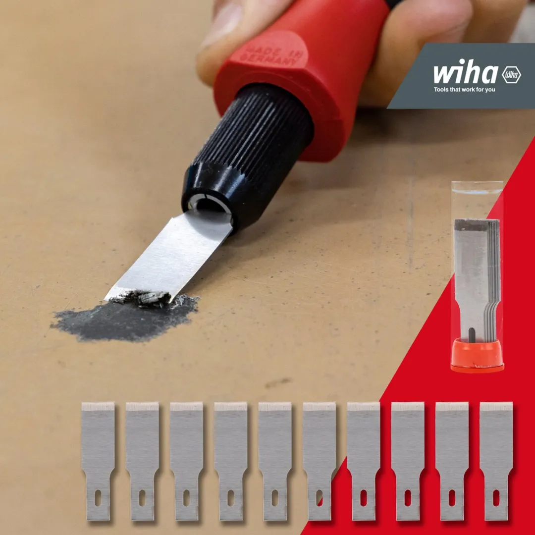 Wiha Universeelschraperset 10-delig Softfinish WH26920