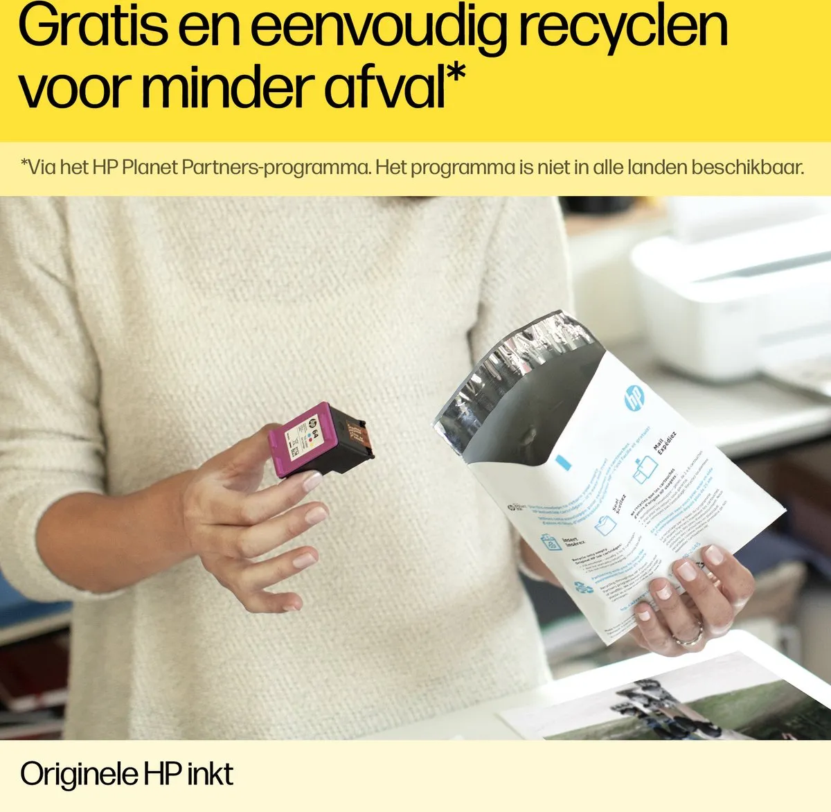 HP 971 inktcartridge - 2500 pagina's - Pak van 1 - Geel