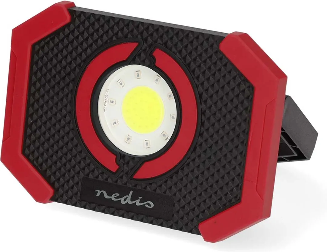 Nedis LWORR10RD Bouwlamp LED Werklamp - 1000 Lumen - Zwart