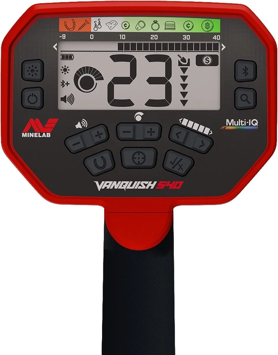 Minelab Vanquish 540 Metaaldetector - Multi-IQ - Rood/Zwart
