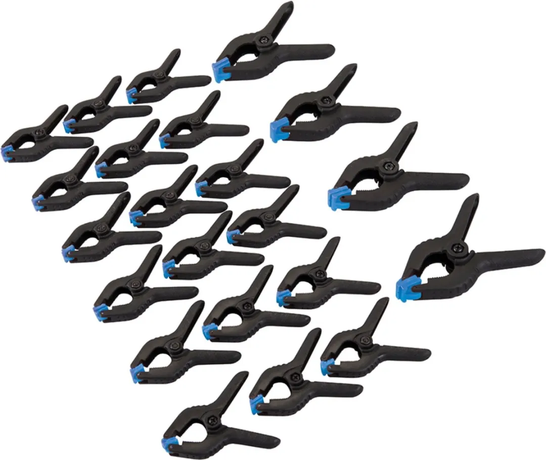 Silverline Veerklemmen Set 22-delig