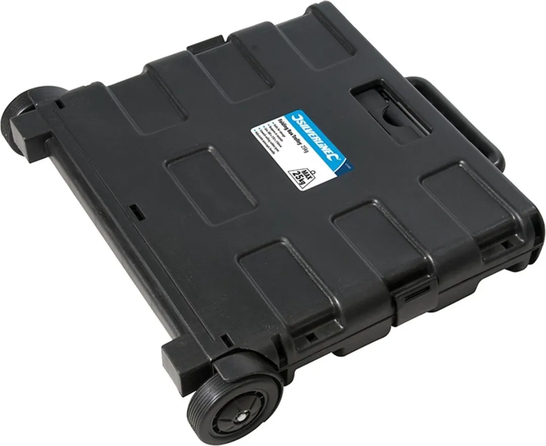 Silverline Inklapbare Trolley 25kg - Zwart - afbeelding 6 van 6