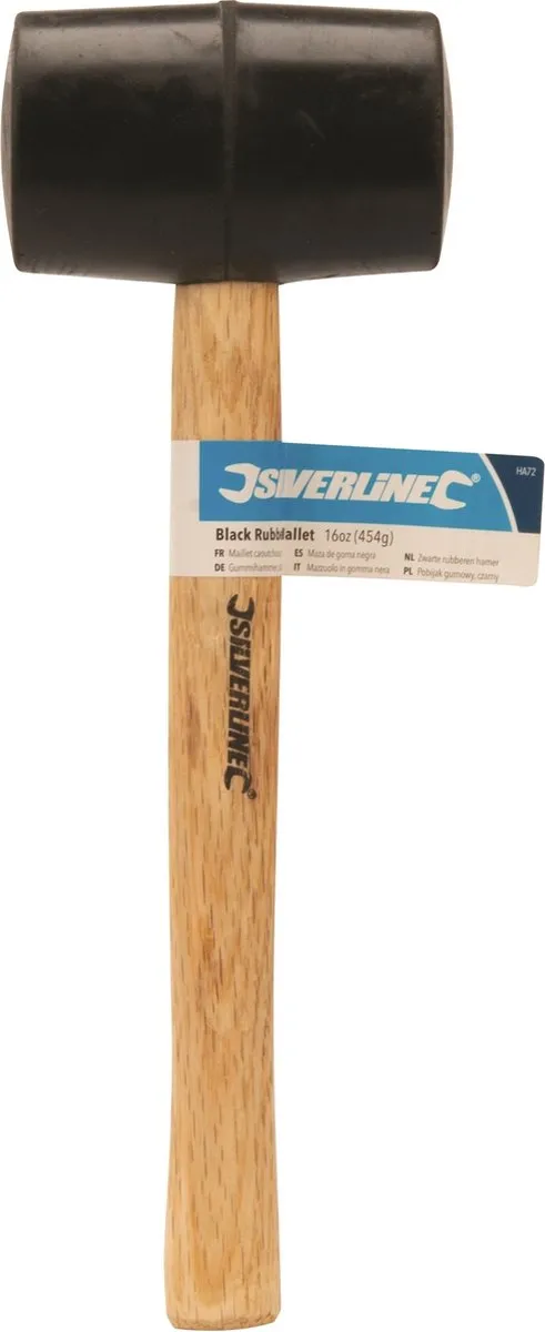 Silverline HA72 Rubberen Hamer - 454g