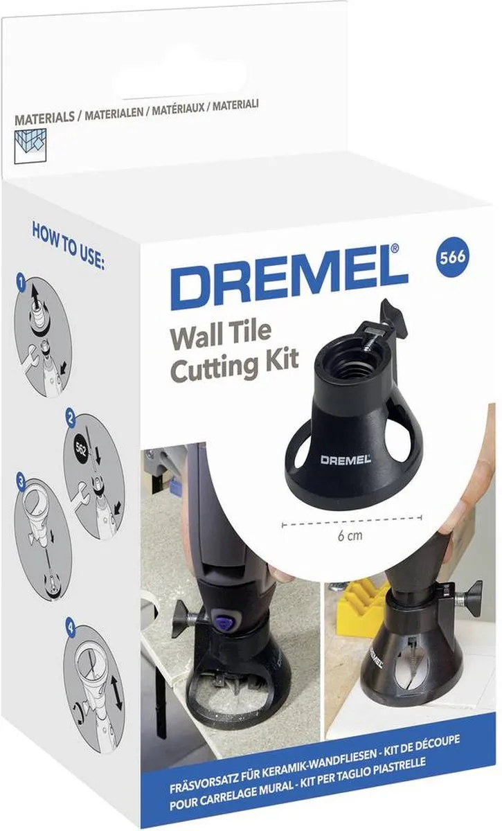 Dremel 566 Freesset Wandtegels