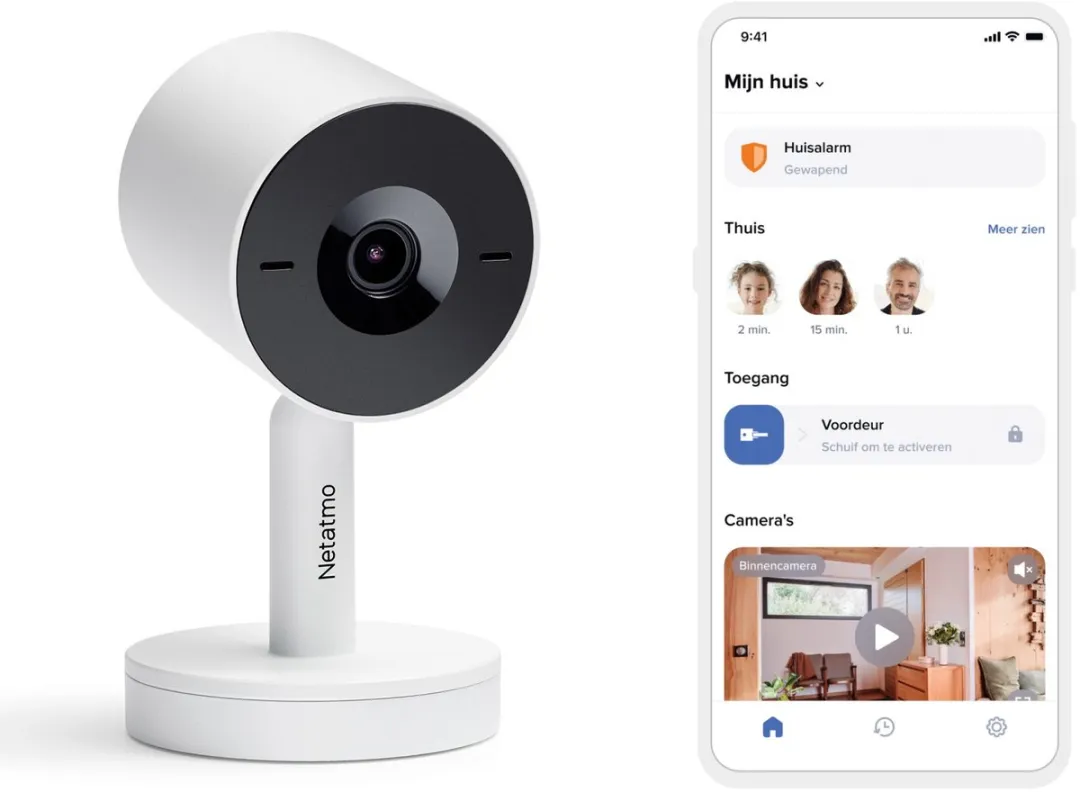 Netatmo Indoor Camera Advance 2K - 2 Stuks - Wit