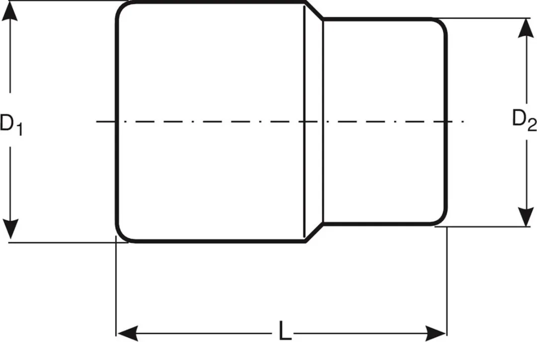 Bahco Dopsleutel Zeskant 1/2'' - 10 mm
