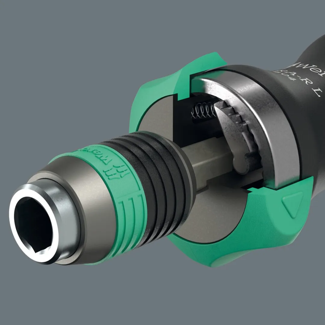 Wera 838 RA-R L Ratelschroevendraaier 1/4" (6.3 mm) - DIN ISO 1173