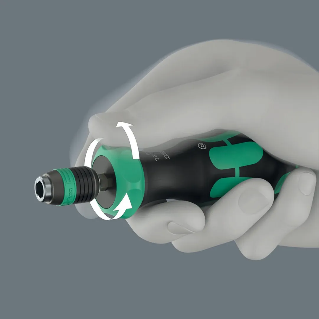 Wera 838 RA-R L Ratelschroevendraaier 1/4" (6.3 mm) - DIN ISO 1173