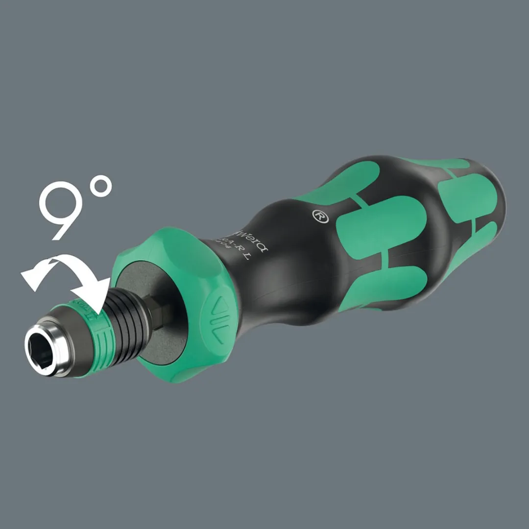 Wera 838 RA-R L Ratelschroevendraaier 1/4" (6.3 mm) - DIN ISO 1173