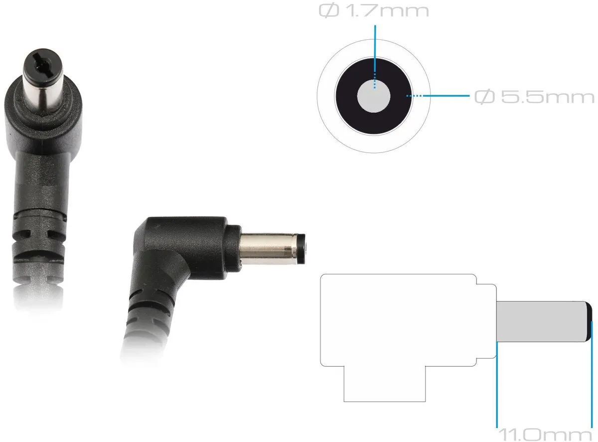 Acer KP.0450H.014 Oplader 45W - Zwart