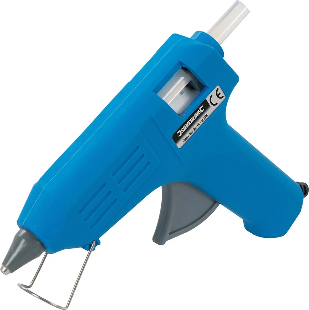 Silverline Hobby Lijmpistool 15-40W - Blauw