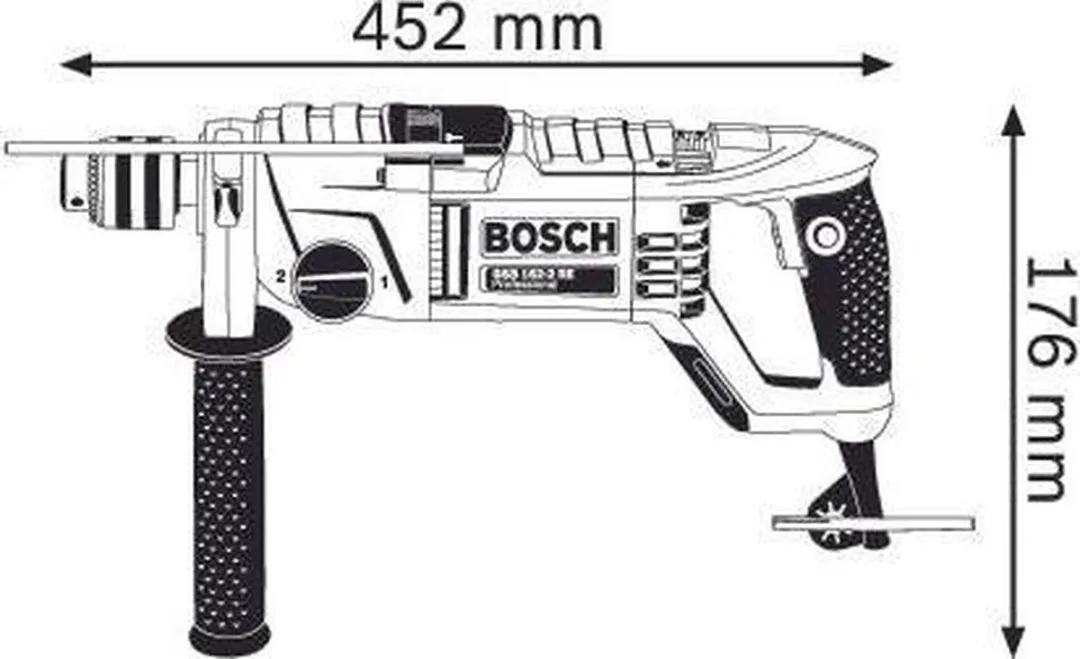 Bosch Professional GSB 162-2 RE Klopboormachine 1500W