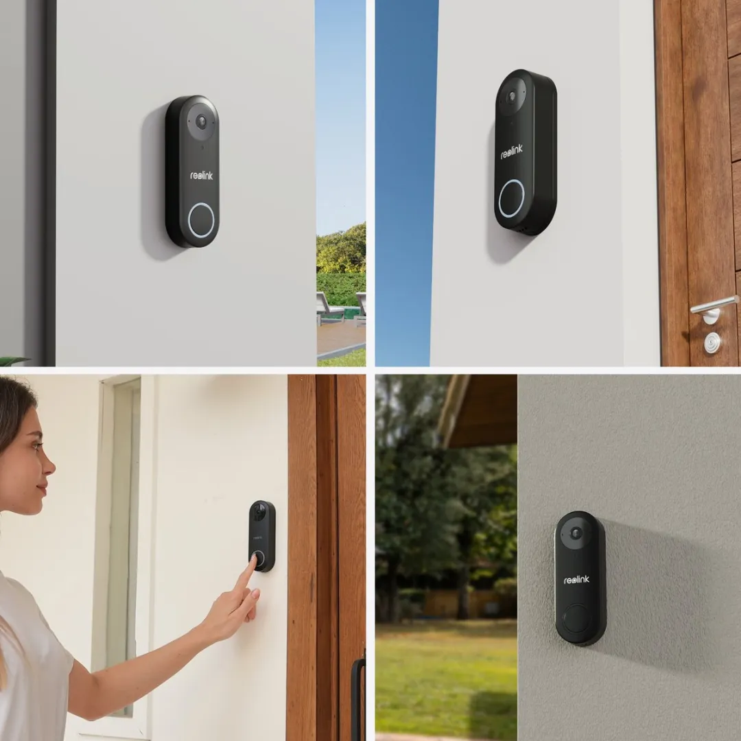 Reolink D340W Videodeurbel 5MP - Zwart/Wit