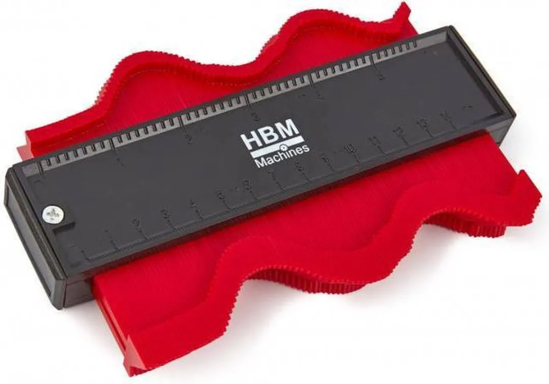 HBM Machines Magnetische Profielmal 9134 - 285x100x20mm - Rood/Zwart
