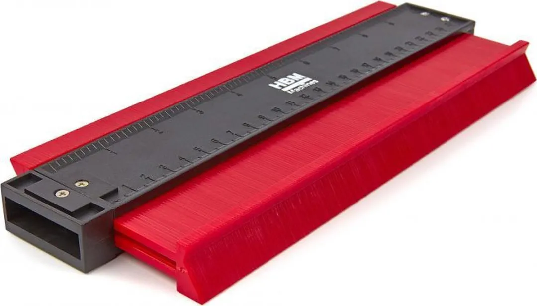 HBM Machines Magnetische Profielmal 9134 - 285x100x20mm - Rood/Zwart