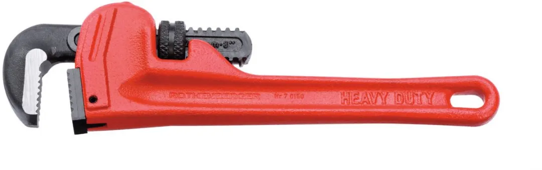 Rothenberger Zware Pijptang 8" - 70150 - Zwart/Rood