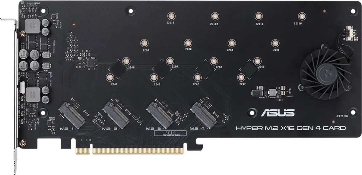 ASUS Hyper M.2 x16 Gen 4 Interfacekaart 90MC08A0-M0AAY0