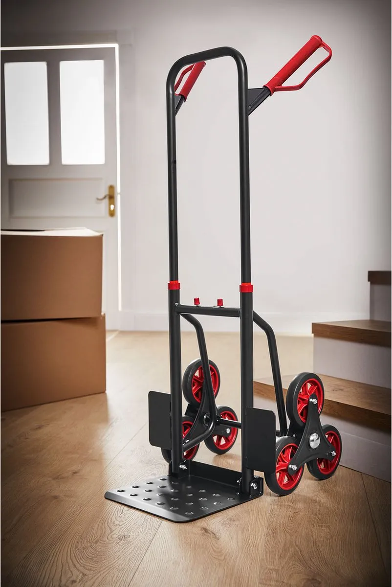 Parkside Steekwagen - Max. 150 kg - Rood/Zwart