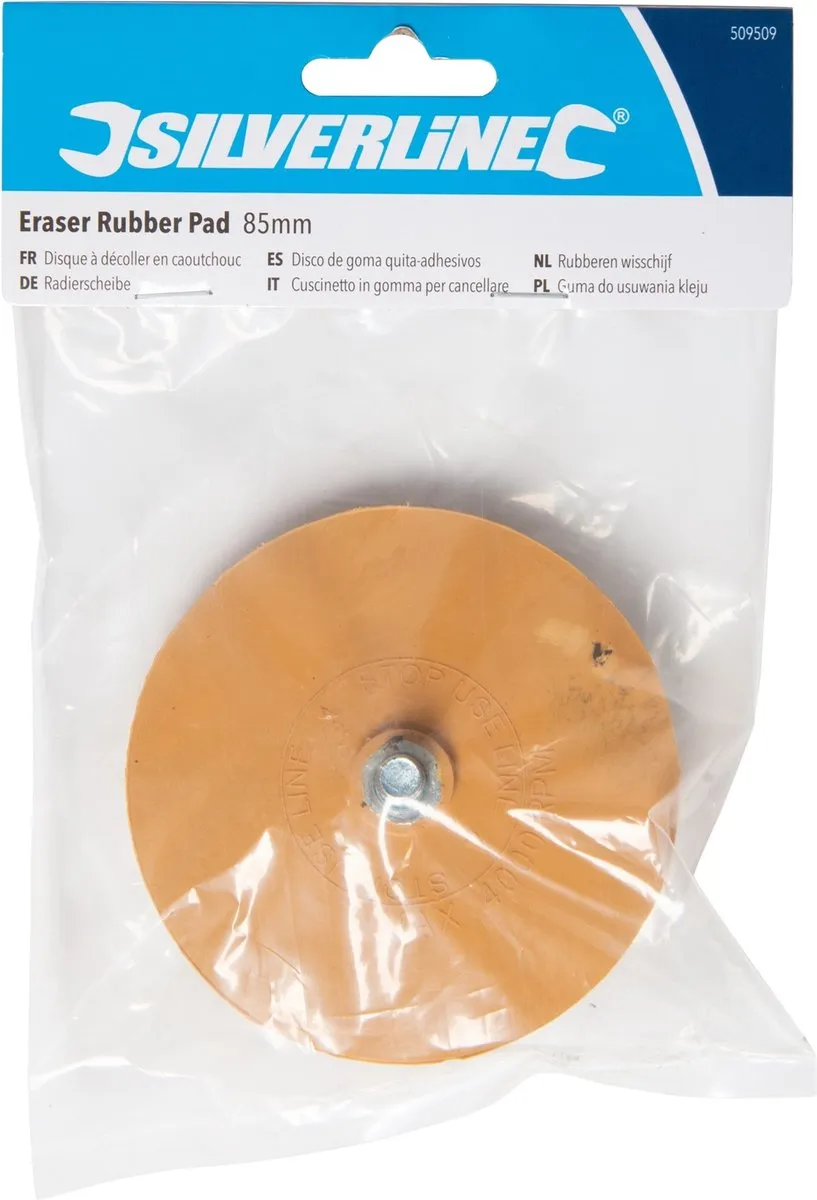 Silverline Rubberen Wisschijf 150mm - 85mm - 1 Stuk