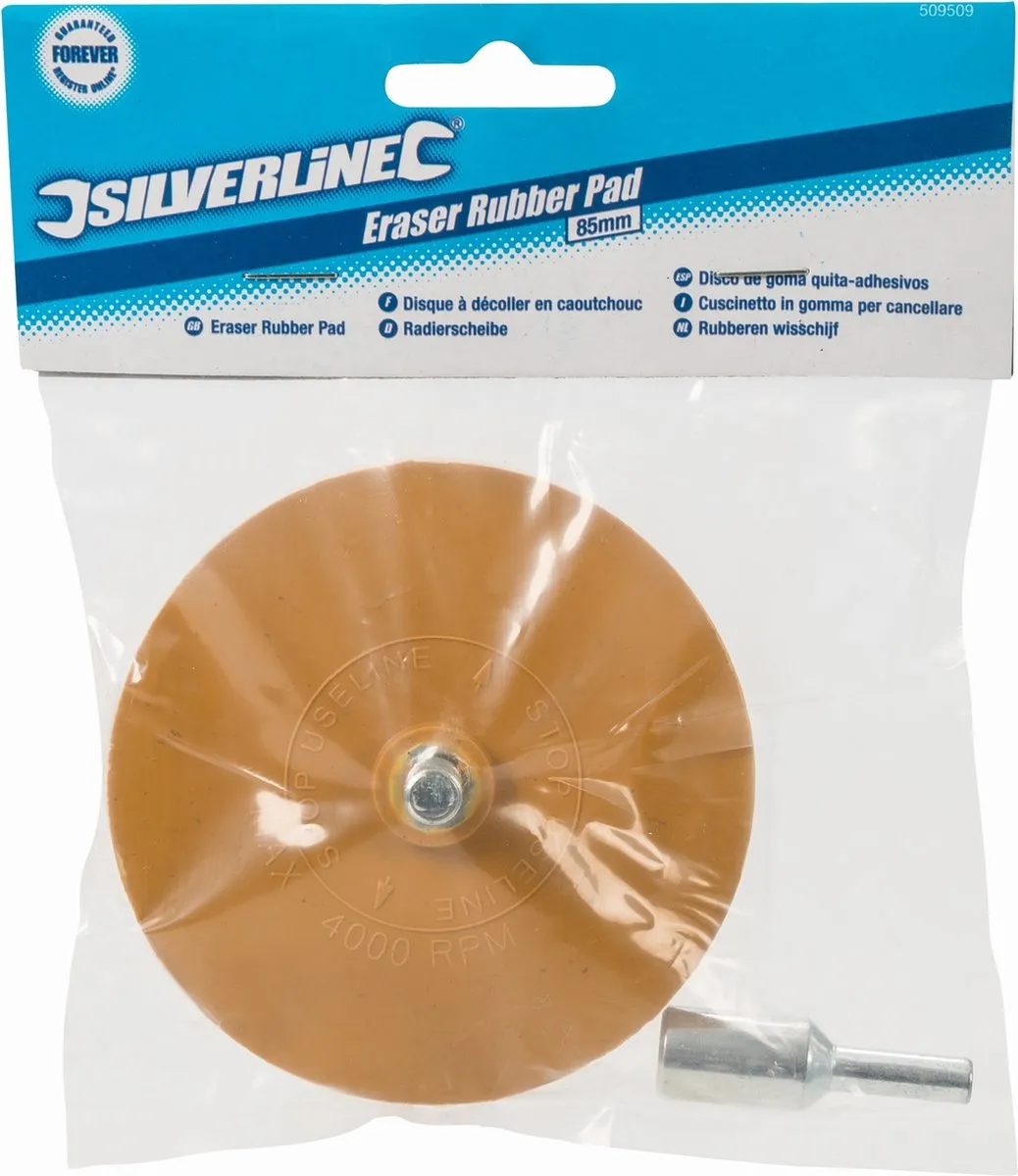 Silverline Rubberen Wisschijf 150mm - 85mm - 1 Stuk