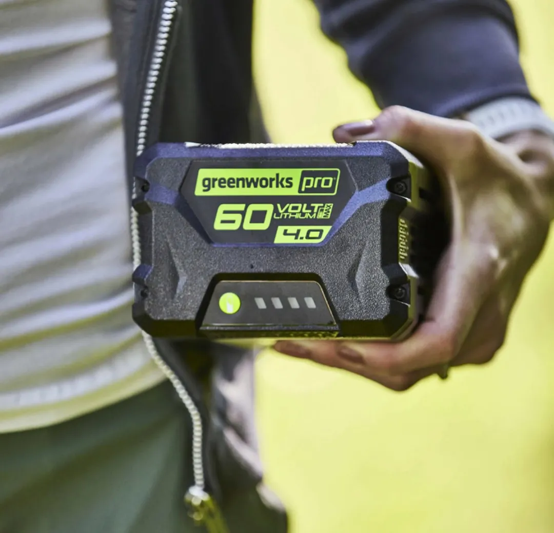 Greenworks GWGSK60B4 60V Accu & Oplader - 4Ah