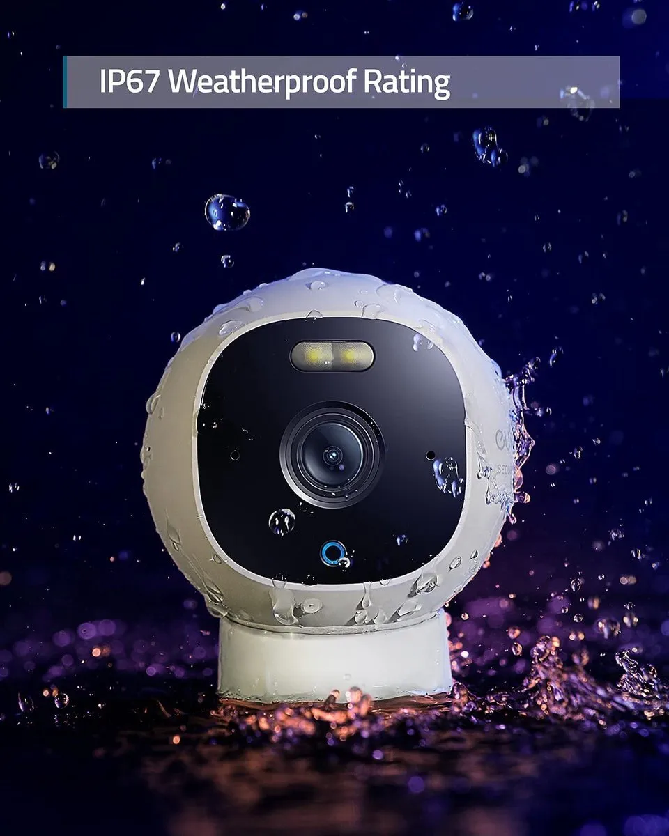 Eufy C210 Doorbellset - 2K Camera E220 - 24/7 Opname - Zwart