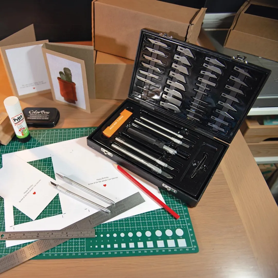 Silverline Precisie Hobbymes Set 51-delig - met opbergkoffer