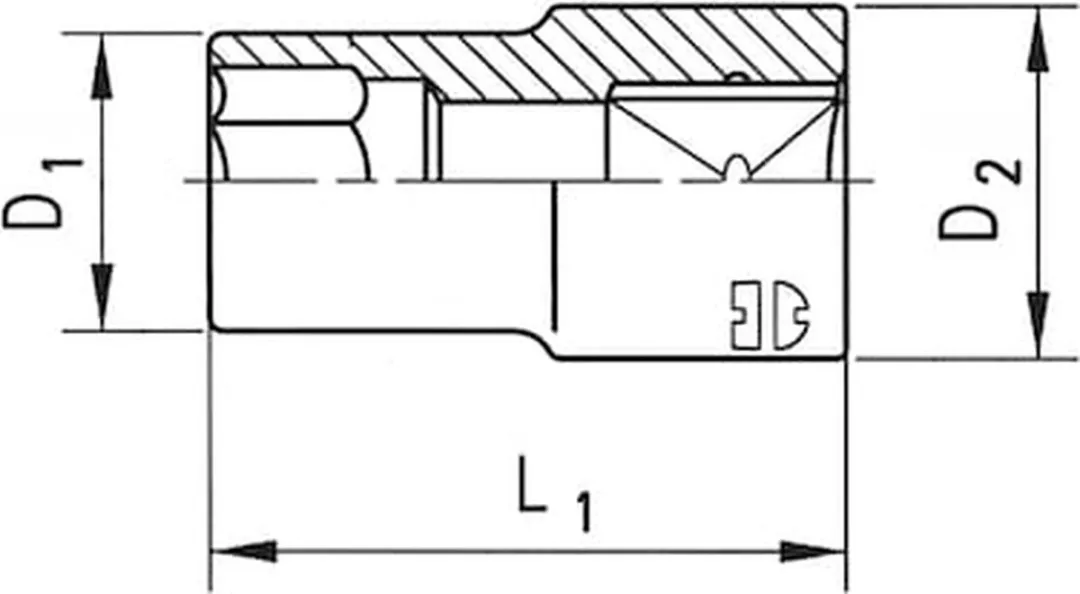 Würth 1/4" TX Dopsleutel E11 - 3mm