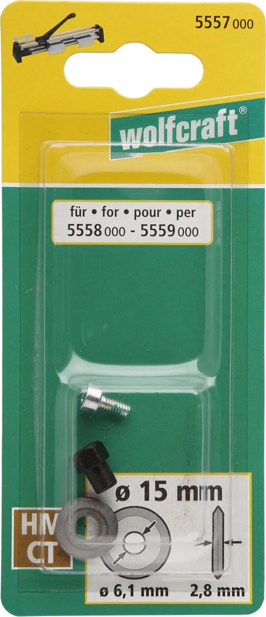 Wolfcraft Snijwiel Wolframcarbide 5557000