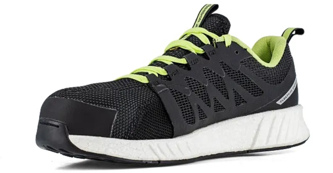 Reebok Fusion Flexweave Work 1073 ESD Werkschoen - Zwart/Geel 44 - afbeelding 6 van 6