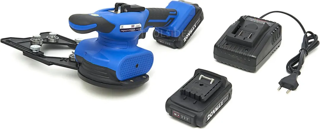 HBM 20V 2.0Ah Vibrerende Zuignap - 2x Accu