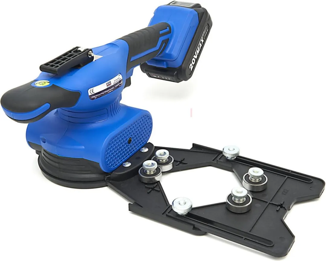 HBM 20V 2.0Ah Vibrerende Zuignap - 2x Accu