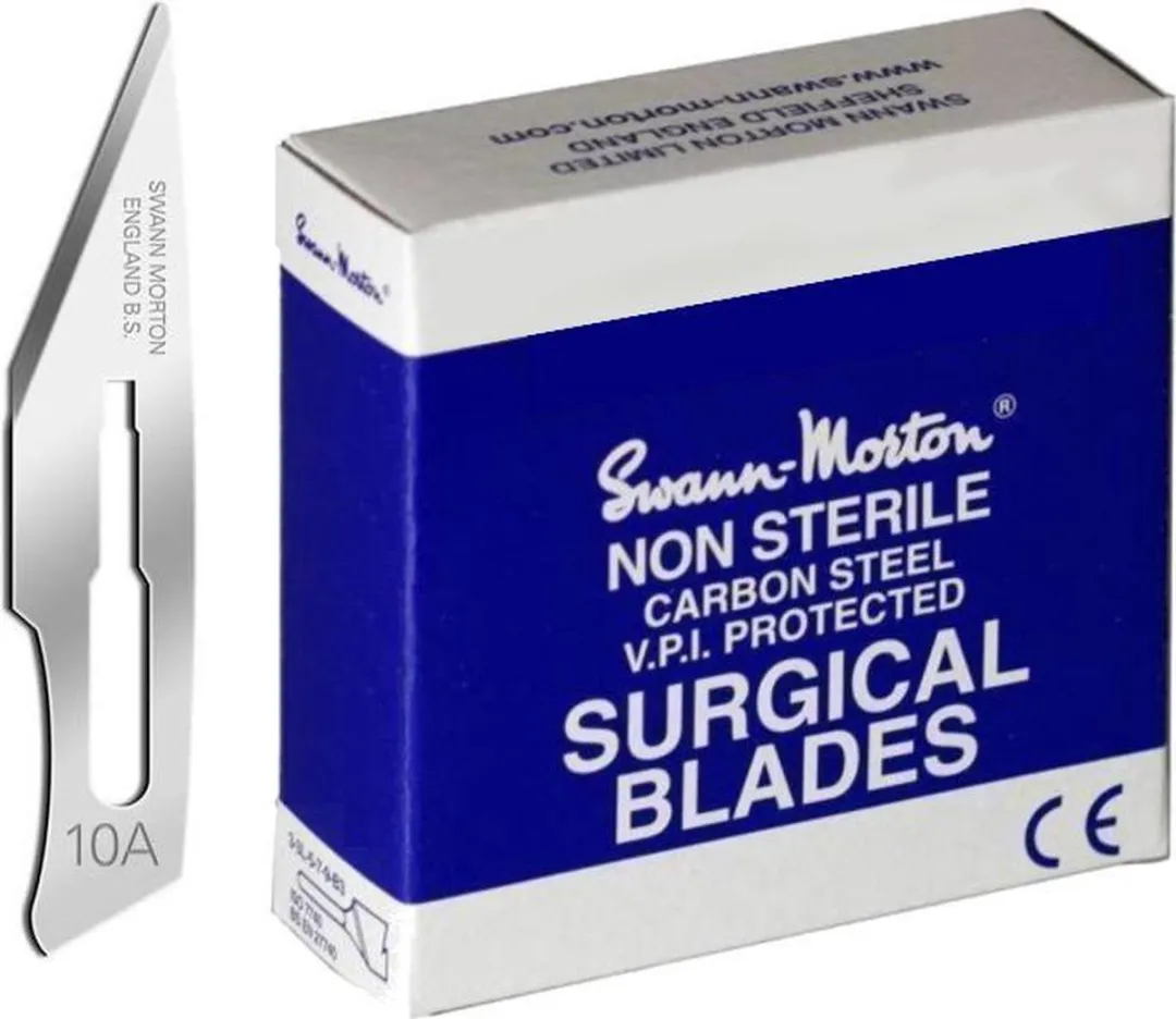 Swann Morton Scalpelmesjes - Niet Steriel - Mesnummer 10A - REF 0102