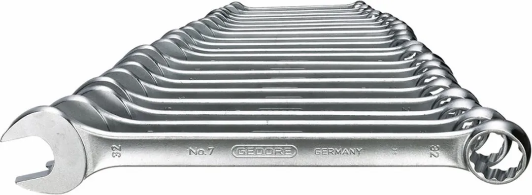 Gedore 6093660 Ring-steeksleutelset 20-delig 8-32mm - Zilver