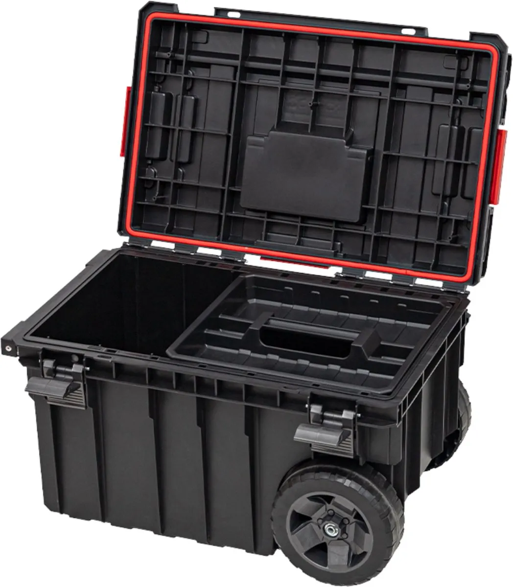 Toolbrothers RHINO XXL Trolley ECO Vario+ 44L - Rood/Zwart - afbeelding 3 van 5