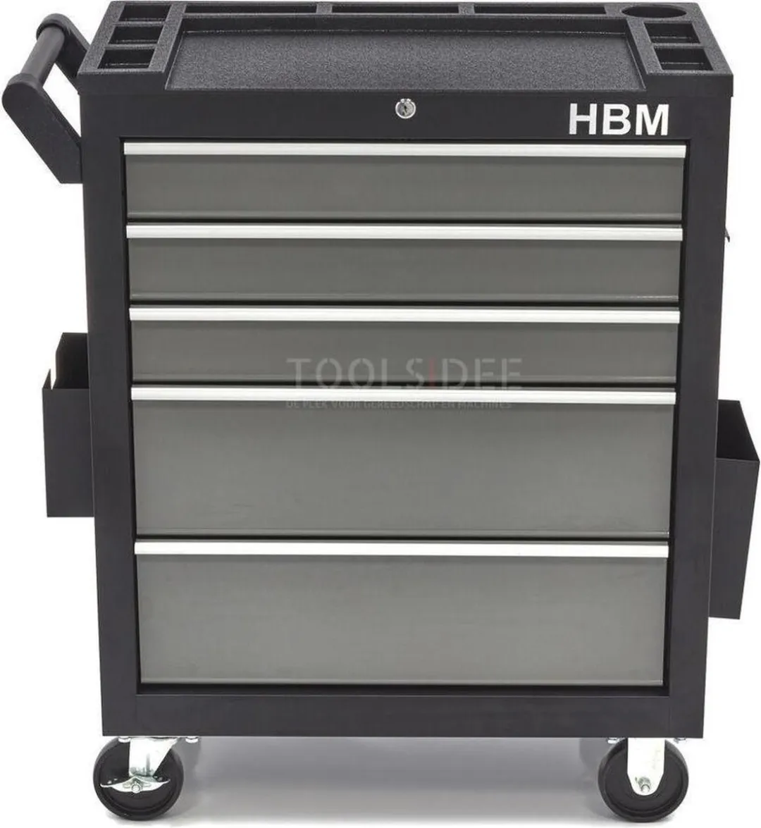 HBM 5 Laden Deluxe Gereedschapswagen - Neutraal