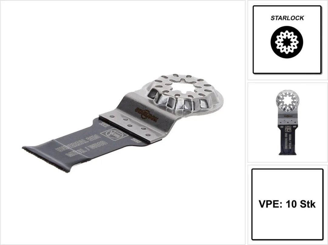 Fein Starlock E-Cut Universeel Zaagblad 55x28mm 10 stuks 63502222240