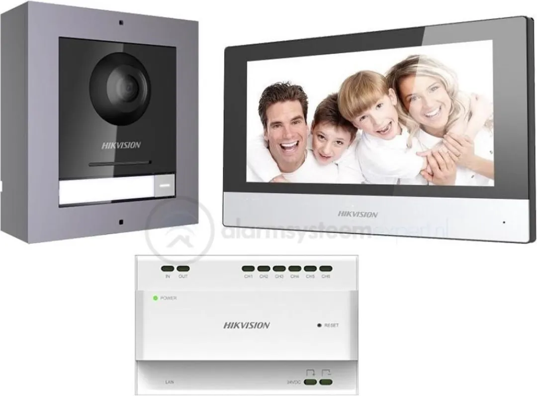 Hikvision DS-KIS702 IP Video Intercomkit - 8 Melodieën - Wit