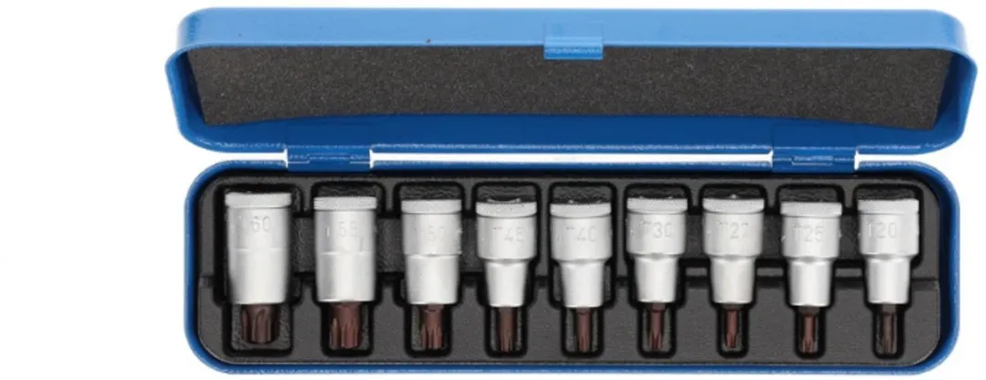 Gedore ITX 19 PM 9-delig Dopsleutelset 1/2" - T20-T60