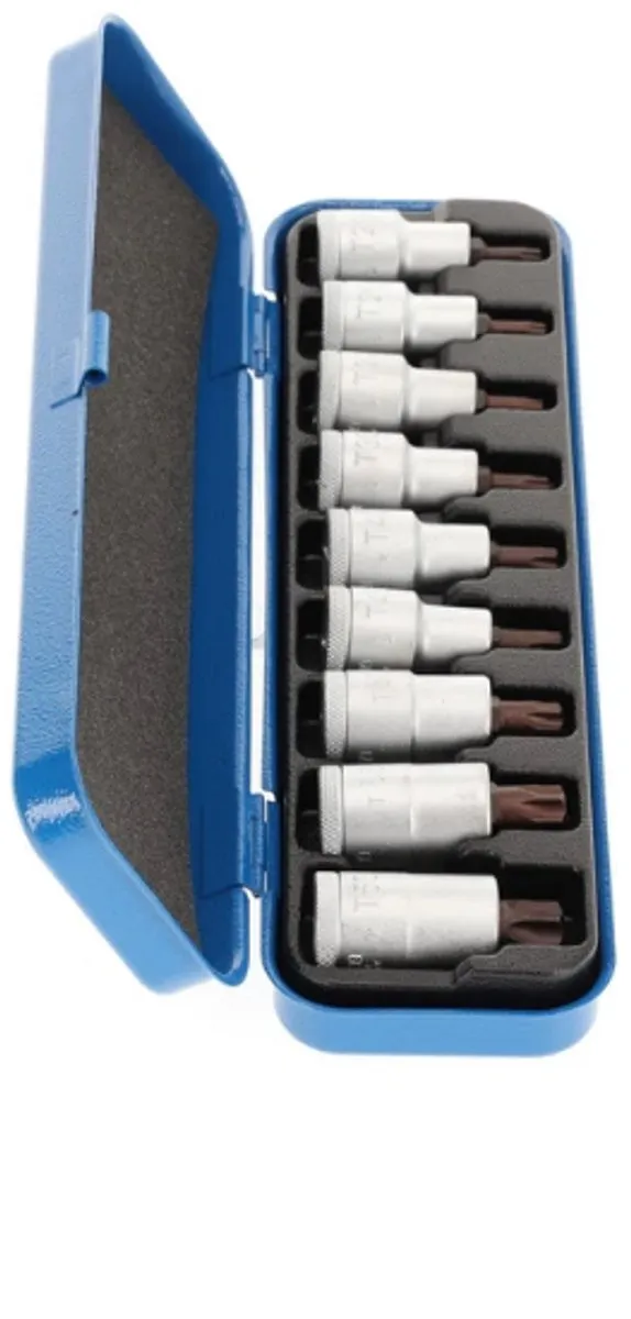 Gedore ITX 19 PM 9-delig Dopsleutelset 1/2" - T20-T60