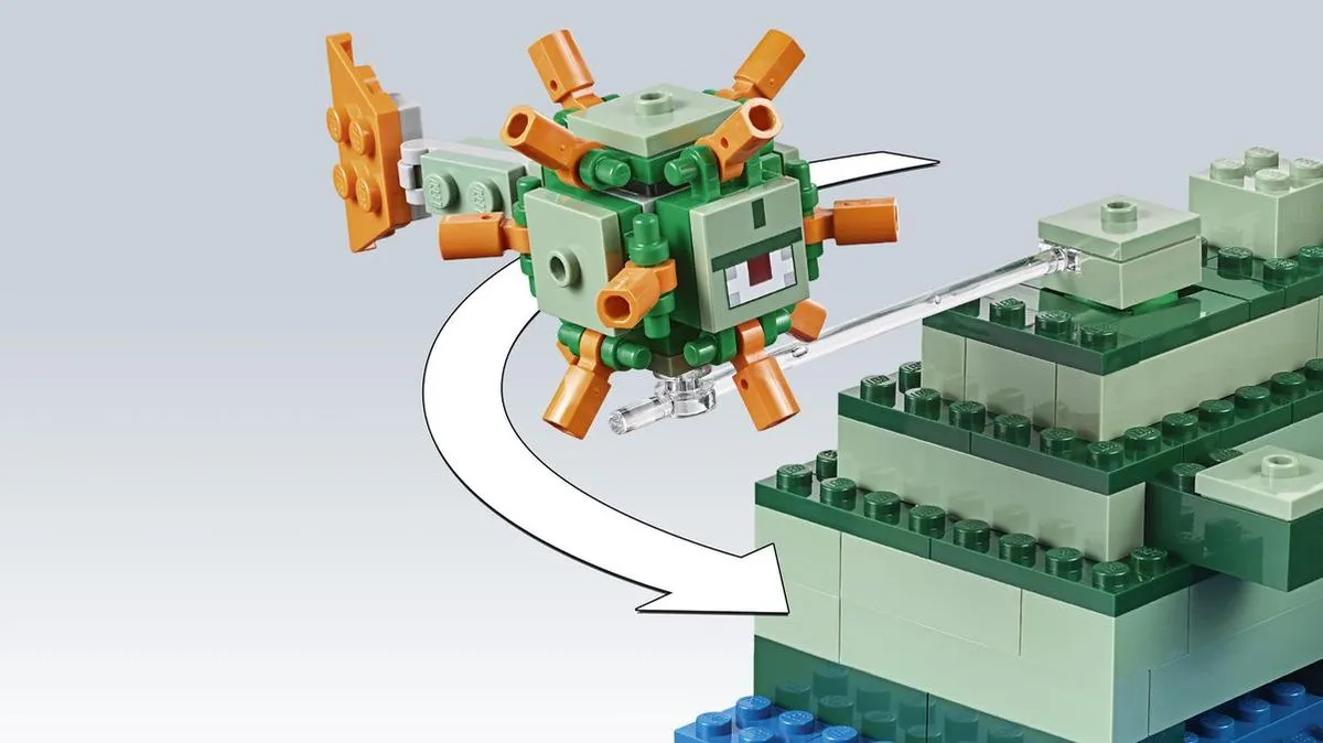 LEGO Minecraft Het Oceaanmonument 21136 - 1122 Stukken - afbeelding 6 van 6